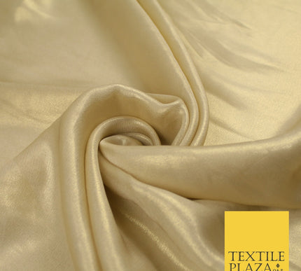 36 COLOURS - Fine Silky Metallic Foil Shimmer Satin Georgette Dress Fabric Drape