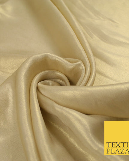 36 COLOURS - Fine Silky Metallic Foil Shimmer Satin Georgette Dress Fabric Drape