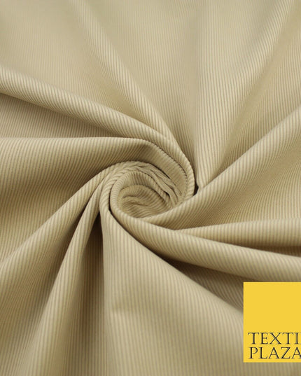 3 COLOURS - 17 Wale Needlecord Corduroy Fabric Upholstery Cushion Sofa 44" Wide