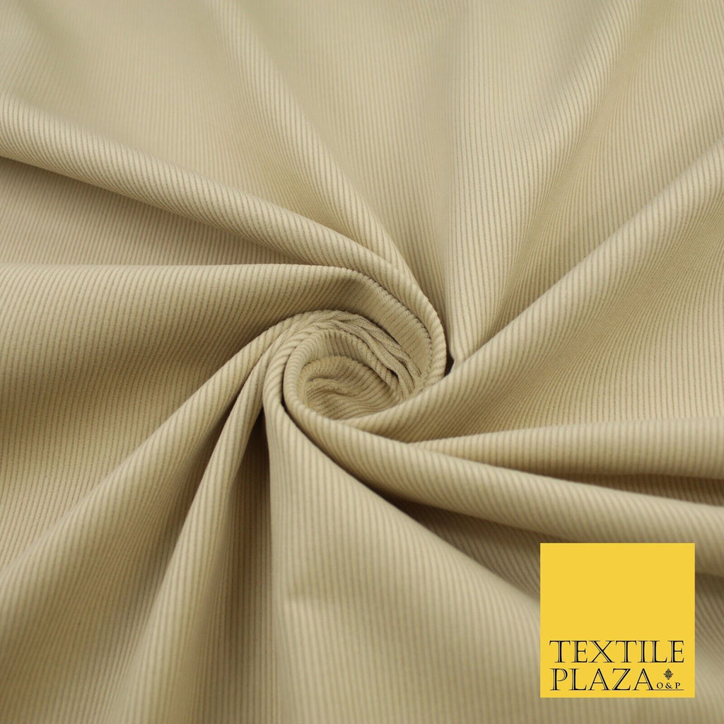 3 COLOURS - 17 Wale Needlecord Corduroy Fabric Upholstery Cushion Sofa 44" Wide