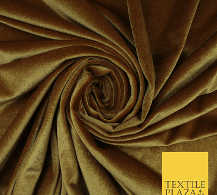 17 COLOURS LUXURY Plush Plain Stretch Velvet Velour Fabric Material Craft 58" D