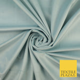 17 COLOURS - LUXURY Plush Plain Stretch Velvet Velour Fabric Material Craft 59"