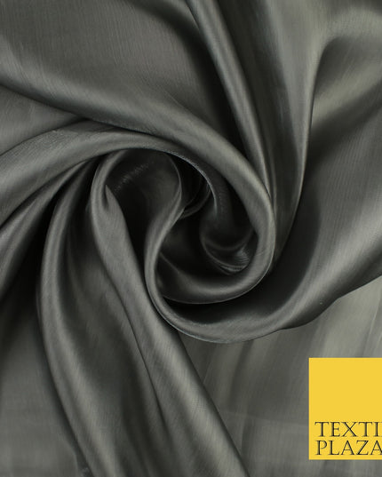 8 COLOURS Soft Glazed Shimmer Sheer Woven Polyester Satin Organza Feel Fabric
