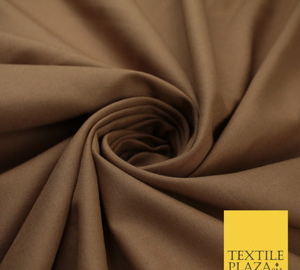 30 COLOURS - Plain Smooth Cotton Square Soft Fabric Dress Material Decor 56"