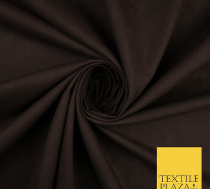 30 COLOURS - Plain Smooth Cotton Square Soft Fabric Dress Material Decor 56"
