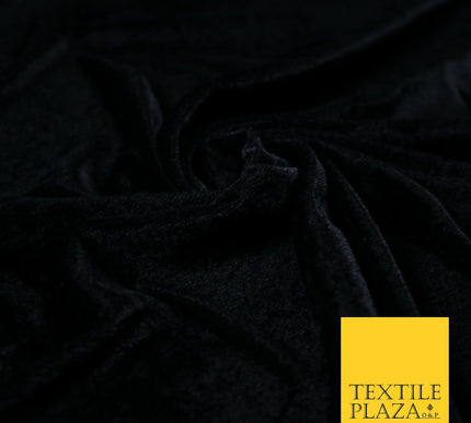 OVER 25 COLOURS Soft Plain Stretch Velvet Velour Fabric Material Dress Craft 58"