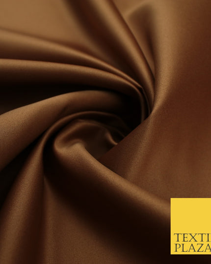 46 COLOURS Premium Plain Smooth Heavy Matt Duchess Bridal Satin Fabric Dress 60"