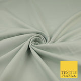 16 COLOURS - Plain Soft Smooth Crisp 100% Polyester Dress Fabric Suiting Craft
