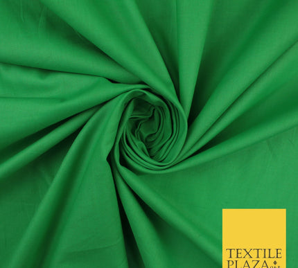 30 COLOURS - Plain Smooth Cotton Square Soft Fabric Dress Material Decor 56"