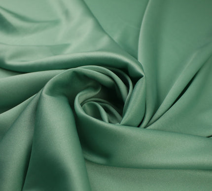 30 COLOURS- Silky Smooth Stretch Twinkle Sparkle Satin Dress Fabric Drape Lining