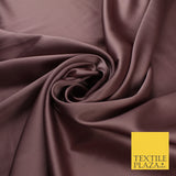 OVER 30 COLOURS Fine Silky Smooth Liquid Sateen Satin Dress Fabric Drape Lining