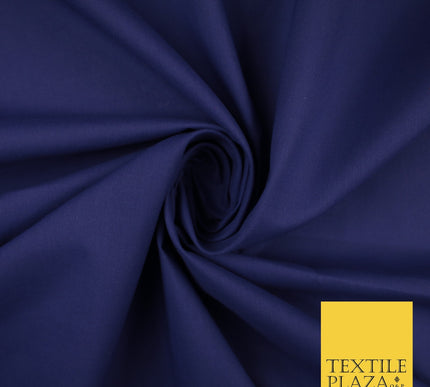 30 COLOURS - Plain Smooth Cotton Square Soft Fabric Dress Material Decor 56"