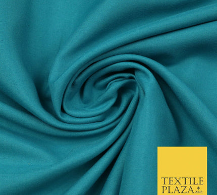 Plain Smooth 100% Polyester 230cm EXTRA WIDE Sheeting Fabric Material 7 COLOURS