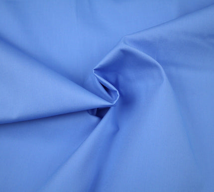 PREMIUM POPLIN 100% PURE COTTON SOLID PLAIN DYED FABRIC DRESS CRAFT MATERIAL 59"
