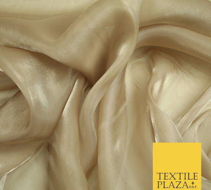 22 COLOURS - Soft Crystal Organza Shimmer Sheer Voile Draping Veil Dress Fabric
