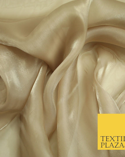 22 COLOURS - Soft Crystal Organza Shimmer Sheer Voile Draping Veil Dress Fabric