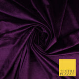 17 COLOURS LUXURY Plush Plain Stretch Velvet Velour Fabric Material Craft 58" D