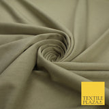 OVER 20 COLOURS - Plain Soft LINEN LOOK 100% Polyester Fabric Dress Craft 54"