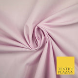 PREMIUM POPLIN 100% PURE COTTON SOLID PLAIN DYED FABRIC DRESS CRAFT MATERIAL 59"