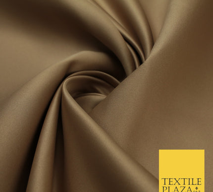 46 COLOURS Premium Plain Smooth Heavy Matt Duchess Bridal Satin Fabric Dress 60"