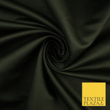 46 COLOURS Premium Plain Smooth Heavy Matt Duchess Bridal Satin Fabric Dress 60"