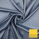 OVER 30 COLOURS Fine Silky Smooth Liquid Sateen Satin Dress Fabric Drape Lining
