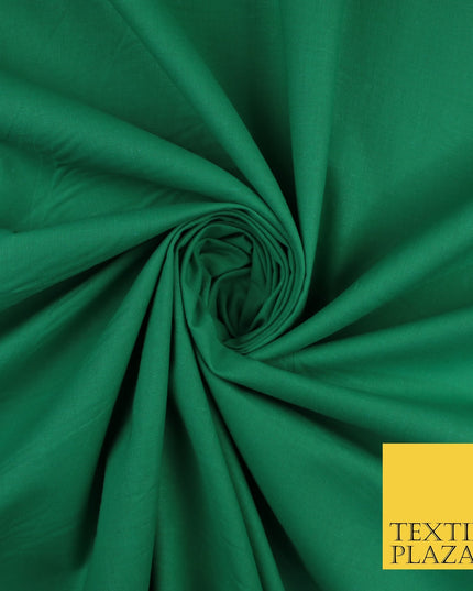 30 COLOURS - Plain Smooth Cotton Square Soft Fabric Dress Material Decor 56"