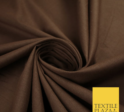 30 COLOURS - Plain Smooth Cotton Square Soft Fabric Dress Material Decor 56"