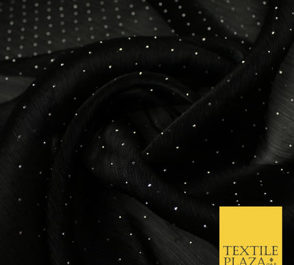 13 COLOURS Premium Dew Drop Crush Organza Bridal Wedding Dance Dress Fabric 57"