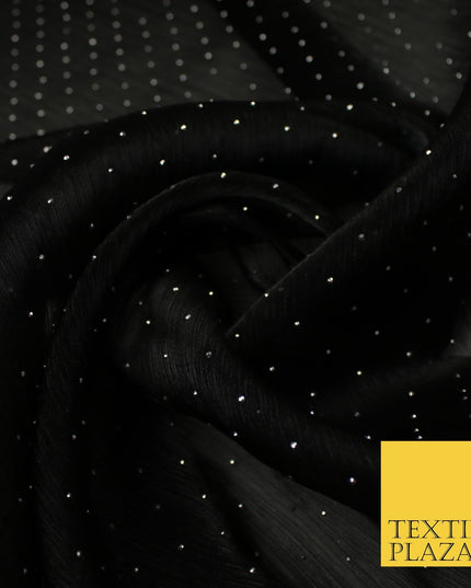 13 COLOURS Premium Dew Drop Crush Organza Bridal Wedding Dance Dress Fabric 57"