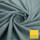 OVER 20 COLOURS - Plain Soft LINEN LOOK 100% Polyester Fabric Dress Craft 54"