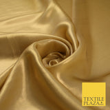 36 COLOURS - Fine Silky Metallic Foil Shimmer Satin Georgette Dress Fabric Drape