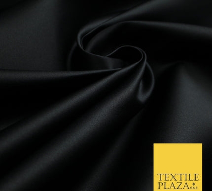 46 COLOURS Premium Plain Smooth Heavy Matt Duchess Bridal Satin Fabric Dress 60"