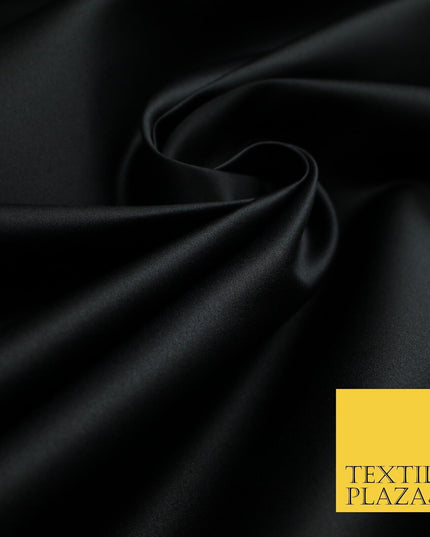 46 COLOURS Premium Plain Smooth Heavy Matt Duchess Bridal Satin Fabric Dress 60"