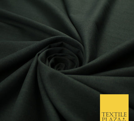 OVER 20 COLOURS - Plain Soft LINEN LOOK 100% Polyester Fabric Dress Craft 54"