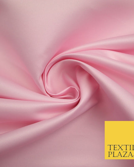 46 COLOURS Premium Plain Smooth Heavy Matt Duchess Bridal Satin Fabric Dress 60"