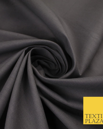 30 COLOURS - Plain Smooth Cotton Square Soft Fabric Dress Material Decor 56"