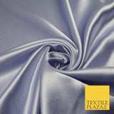 OVER 45 COLOURS - Plain Solid Crepe Back Satin Fabric Material Dress Bridal 45"