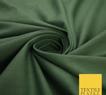 OVER 20 COLOURS - Plain Soft LINEN LOOK 100% Polyester Fabric Dress Craft 54"