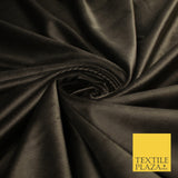 17 COLOURS - LUXURY Plush Plain Stretch Velvet Velour Fabric Material Craft 59"