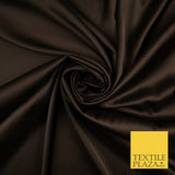 OVER 30 COLOURS Fine Silky Smooth Liquid Sateen Satin Dress Fabric Drape Lining