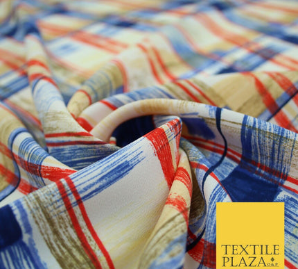 Mix Floral Animal Abstract Printed Fine Crepe Polyester Summer Dress Fabric 58"