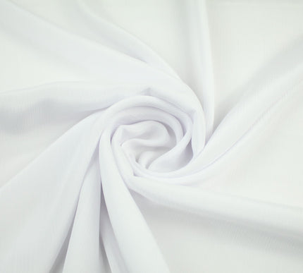 OVER 20 COLOURS - Premium Plain Dyed Yoryu Satin Crinkle Effect Dress Fabric 59″