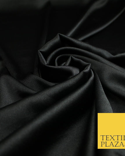 30 COLOURS- Silky Smooth Stretch Twinkle Sparkle Satin Dress Fabric Drape Lining