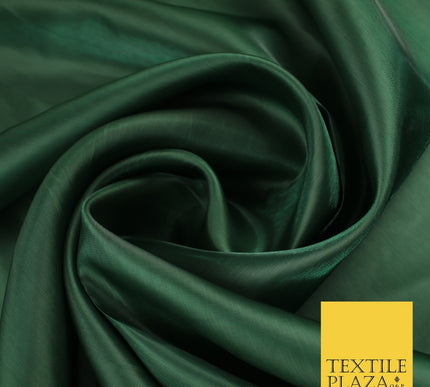 8 COLOURS Soft Glazed Shimmer Sheer Woven Polyester Satin Organza Feel Fabric