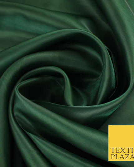 8 COLOURS Soft Glazed Shimmer Sheer Woven Polyester Satin Organza Feel Fabric