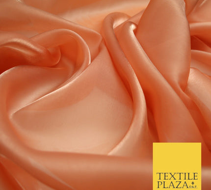 22 COLOURS - Soft Crystal Organza Shimmer Sheer Voile Draping Veil Dress Fabric
