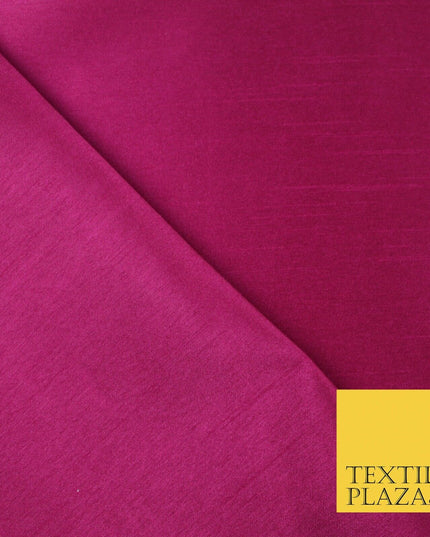 Plain Dyed Faux Dupion Raw Silk Matte Shantung 100% Polyester Fabric Material58"