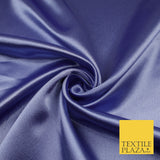 OVER 45 COLOURS - Plain Solid Crepe Back Satin Fabric Material Dress Bridal 45"