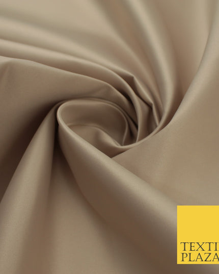 46 COLOURS Premium Plain Smooth Heavy Matt Duchess Bridal Satin Fabric Dress 60"
